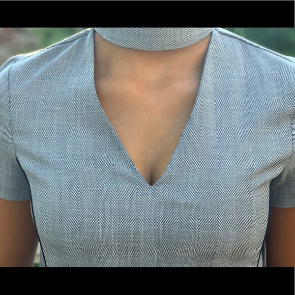 Zara Dress S. Blue w/ chest cut out - Picture 3 of 7